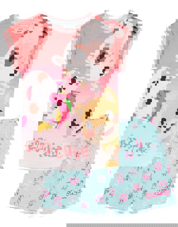 Adopt Me Girls Pink Short Sleeve Short Leg Pyjama Set