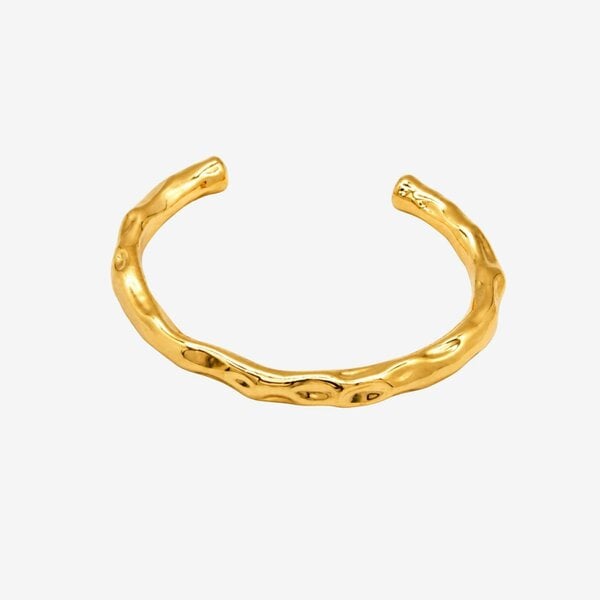 Uchi & Soto Kin Molten Gold Structured Bangle