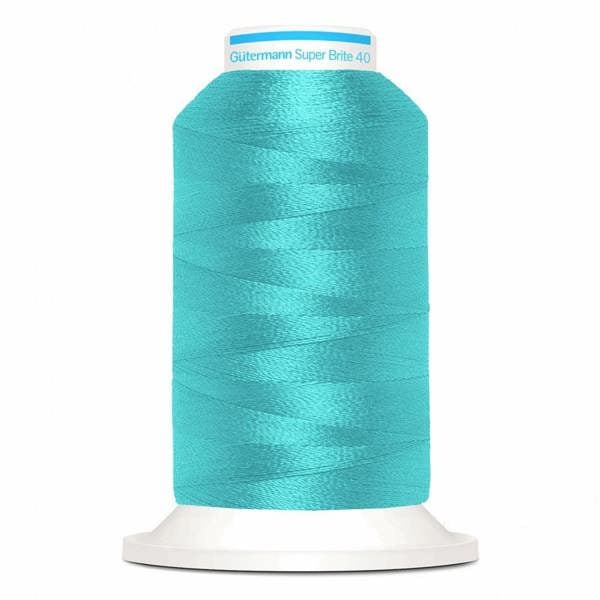 Gutermann Super Brite Polyester 40 Embroidery Thread 1000m Polyester Thread Suitable For Embroidery