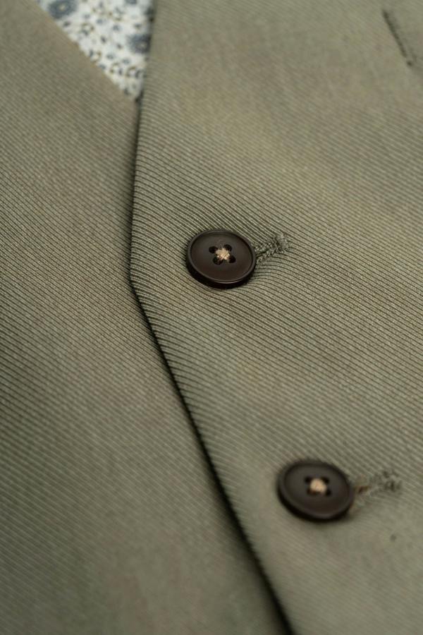 House of Cavani Donatella - Men's Sage Green 3 Piece Tailored Fit Suit