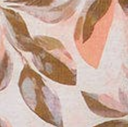Izabel London Leaf Print 3/4 Flared Sleeve Blouse
