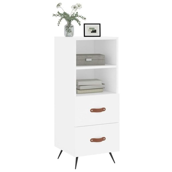 Berkfield Sideboard White 34.5x34x90 cm Engineered Wood