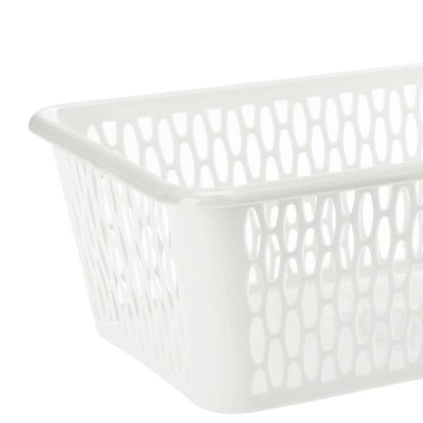 Leecroft 37cm Handy Basket White 37 x 26 x 16cm - One Colour - 