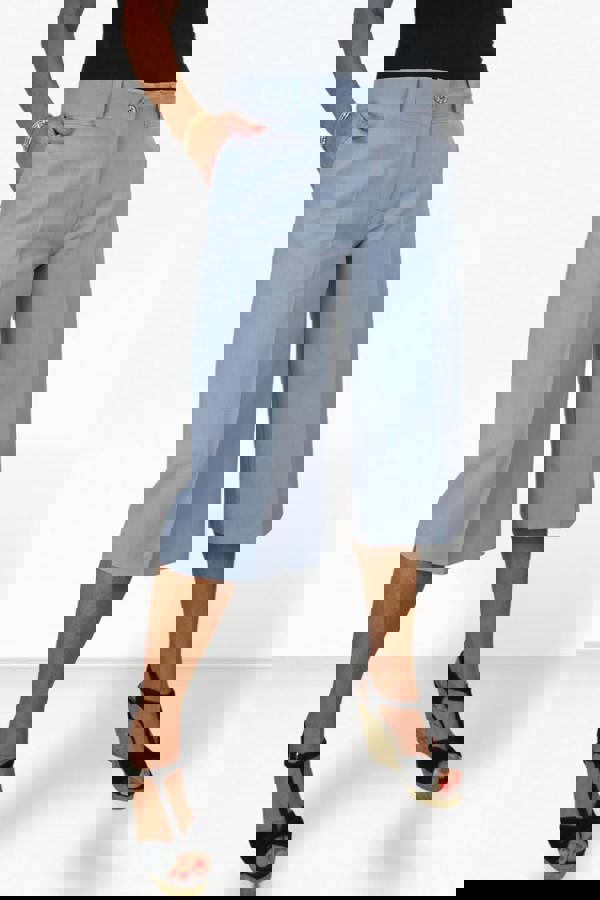 Paulo Due Women's Smart Cropped Leg Culotte Trouser