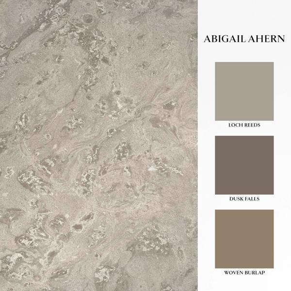 Abigail Ahern Boheme Marble Wallpaper | Dove
