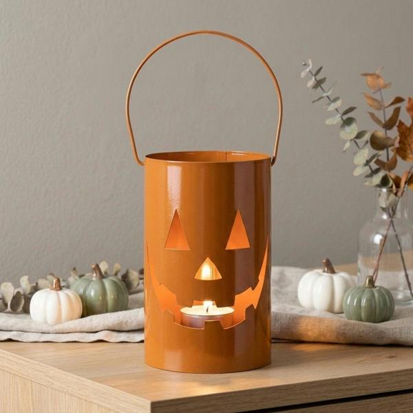 Garden Greatness Decorative Pumpkin Lantern With Handles