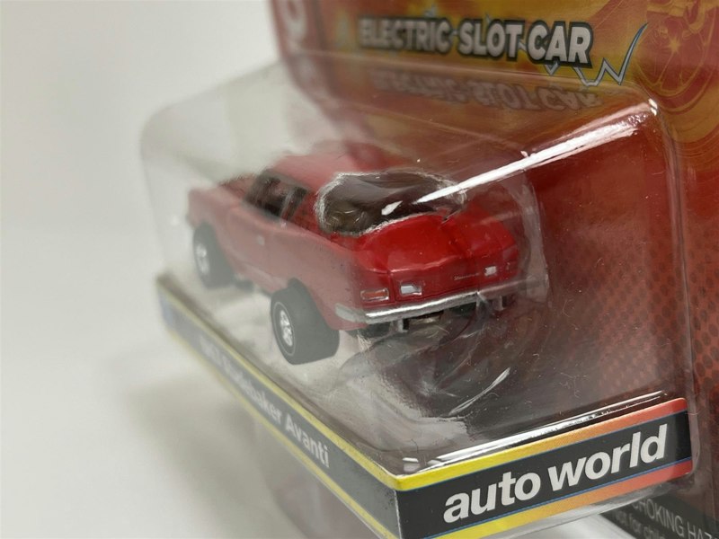 Auto World Slot Cars 1963 Studebaker Avanti Red Thunderjet Ultra G HO Slot Car Auto World SC367-1