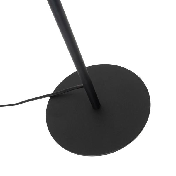 Modern Spot Floor Lamp in Matte Black and Gold with Adjustable Head Image 5
