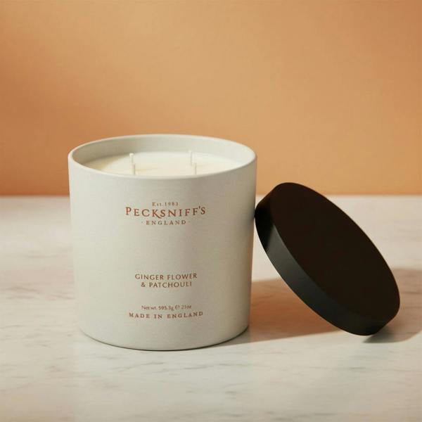 Pecksniff's Ginger Flower & Patchouli Scented Candle 595.3g
