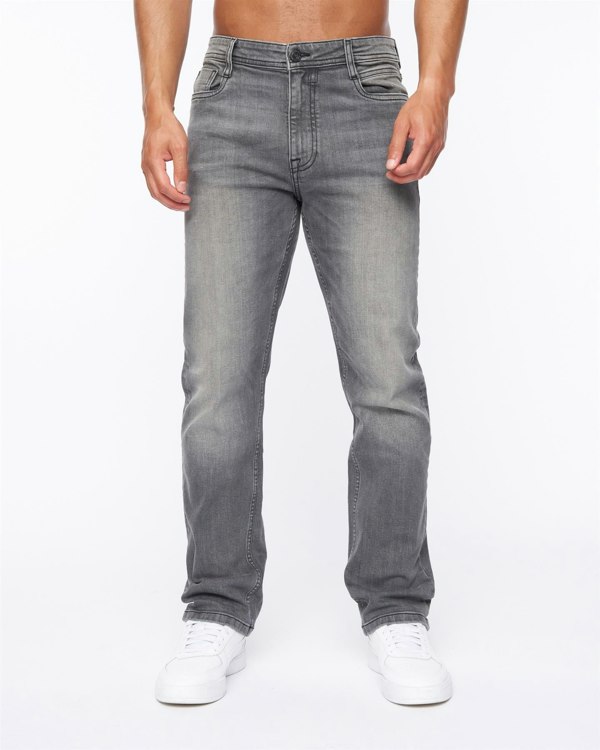 Duck and Cover Janstar Straight Leg Jeans Grey