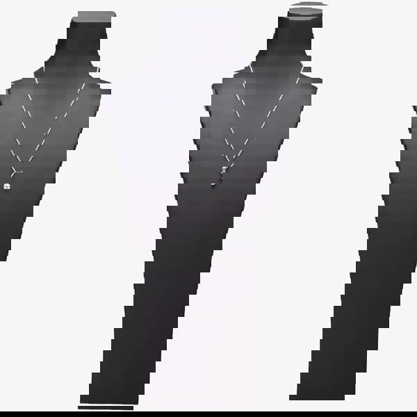 Starbright Silver 6mm Four Claw Cubic Zirconia Pendant E2768P-6M 3A