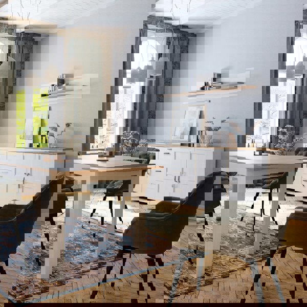 Furniture To Go Bohol Large Sideboard in Riviera Oak/White