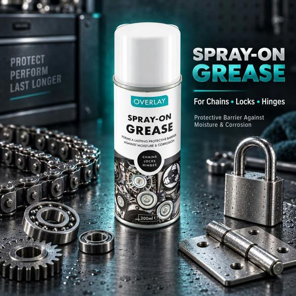 Overlay 2X Overlay Clear Grease Professional Spray Lubricant 200ml