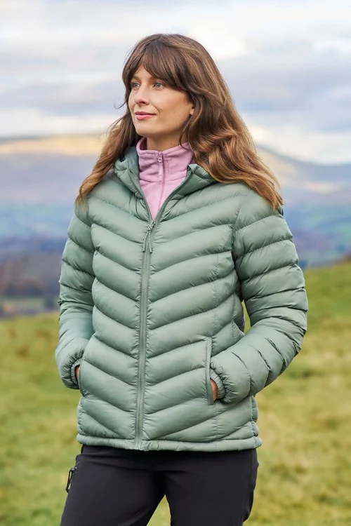 Mountain Warehouse Womens/Ladies Seasons Padded Jacket - Green