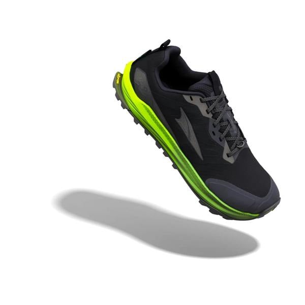 ALTRA Mens Lone Peak 9+ Trail Running Trainers Hiking Shoes Black Green