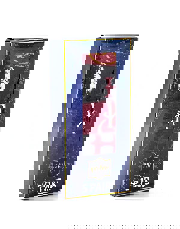 Harry Potter Womens Multicoloured Hogwarts Calf Socks Set of 5