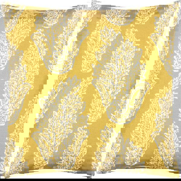 Paoletti Kalindi Paisley Outdoor Cushion Cover - Saffron