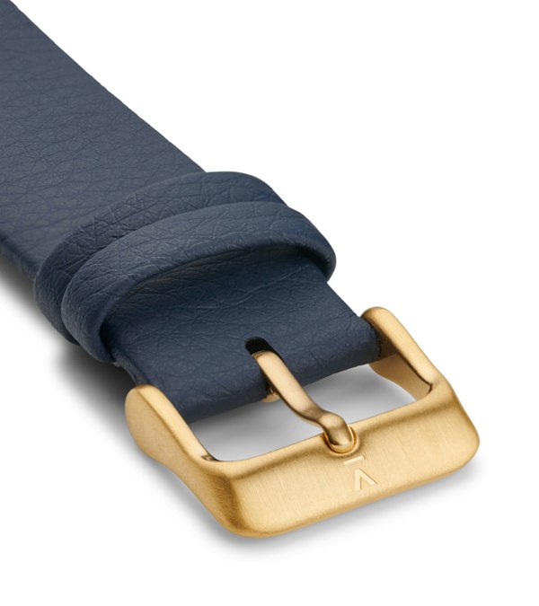 Votch NAVY WITH BRUSHED GOLD BUCKLE | 20MM