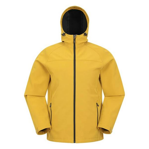 Mountain Warehouse Mens Exodus Waterproof Soft Shell Jacket - Soft Yellow - 