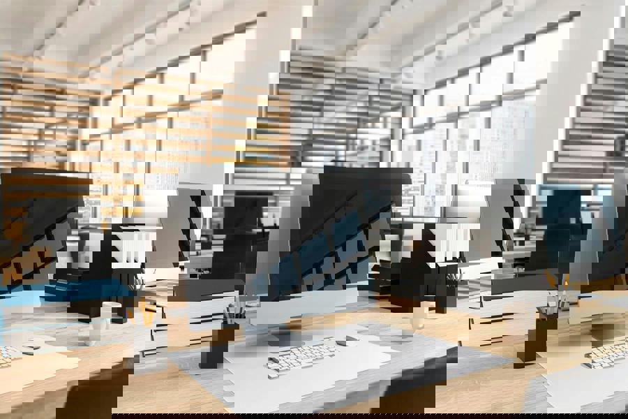 Durable Clear Waterproof Non-Slip Desk Pad Protector Mat | 5 Pack | 65 x 50 cm