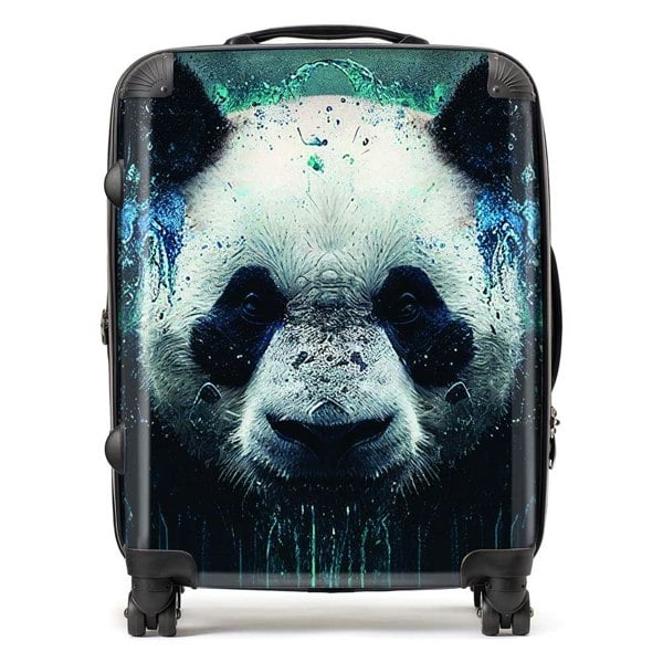 Warren Reed Panda Face Splashart Dark Background Suitcase