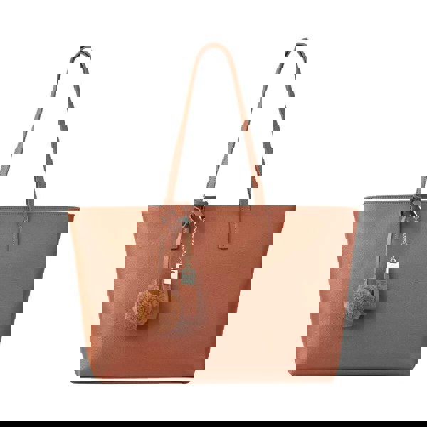 Audrey Shopper Bag Leather Brown