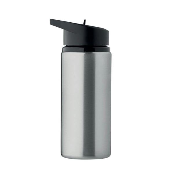 MidOcean Spot Single Wall 500ml Water Bottle - Matt Silver - 