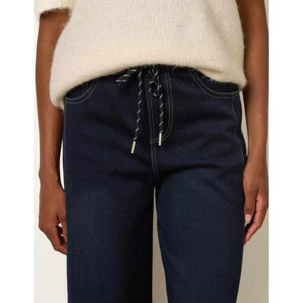 Blue Vanilla Stitch Barrel Leg Jeans