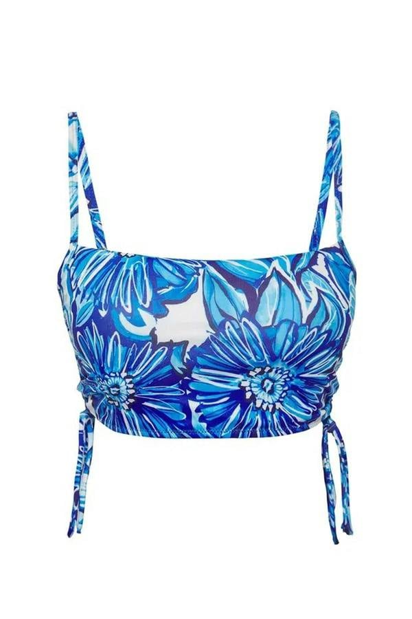 WOVCOR Tunnel Bralette Covered Bikini Top