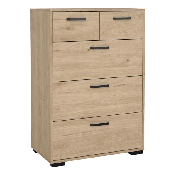 Furniture To Go Sofia Chest 3 + 2 Drawers Jackson Hickory