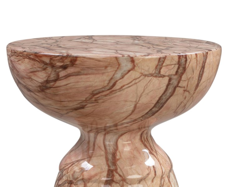 Furniture Edit Rue Sunset Marble Side Table