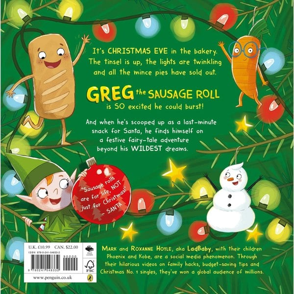 Greg the Sausage Roll: Santa's Little Helper: A LadBaby Book by Mark and Roxanne Hoyle