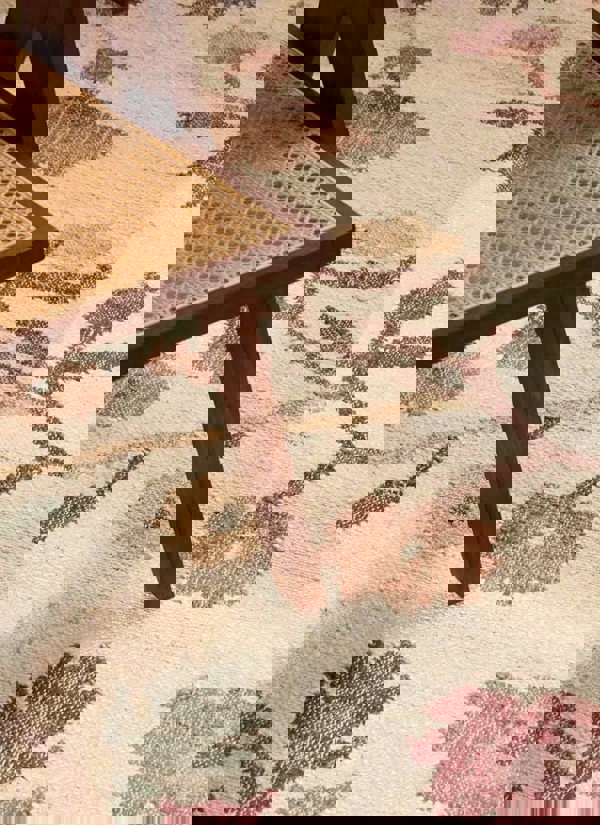 The Rugs Roya Afghan Kelim Rug Violette – Floral Design