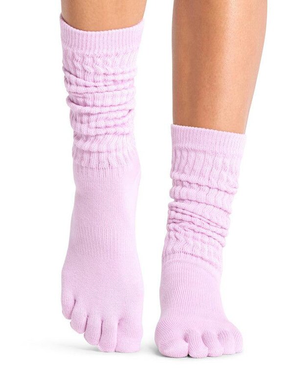 ToeSox Slouch Full Toe Grip Socks