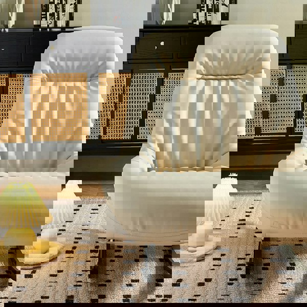 Weilai Concept Lutz Rocking Chair With Footstool, Leather