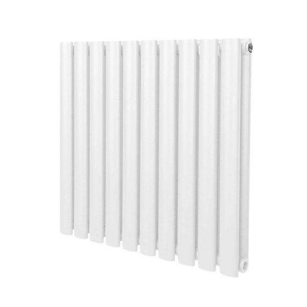 Monstershop Oval Column Radiator – 600mm x 600mm - White