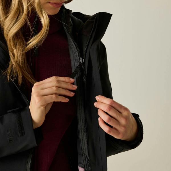 Regatta Womens/Ladies Denbury 3 in 1 Jacket - Black/Ash - 
