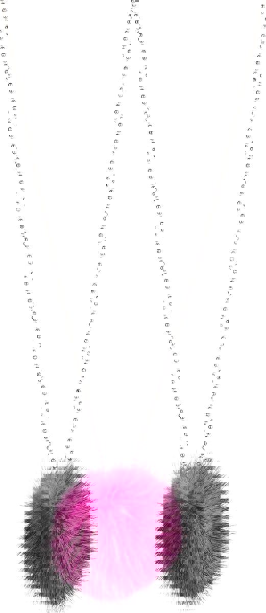 Pom Pom Necklace Light Pink