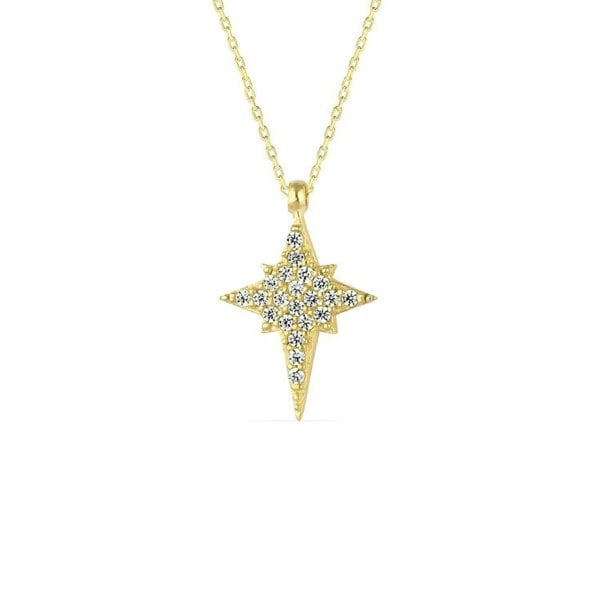 Spero London Northern Star Polaris Sterling Silver Necklace