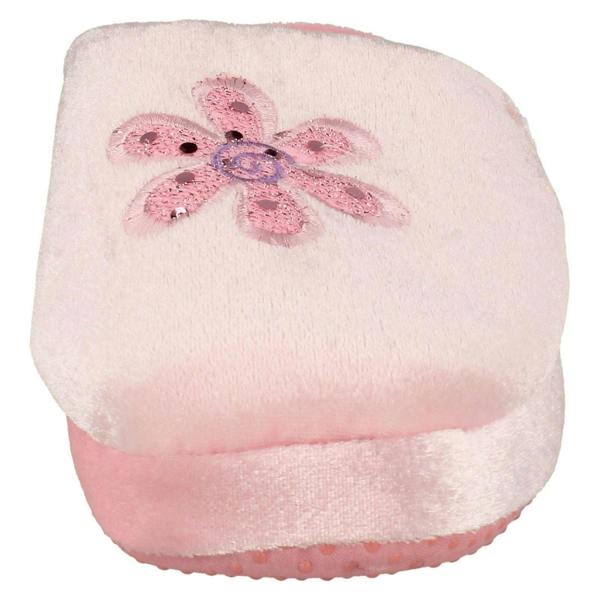 Spot On Ladies Spot On Flower Detailed Mule Slippers 20J4686