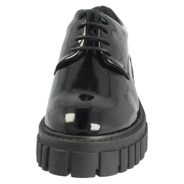 Clarks Ladies Clarks Chunky Sole Lace Up Smart Shoes Page Walk