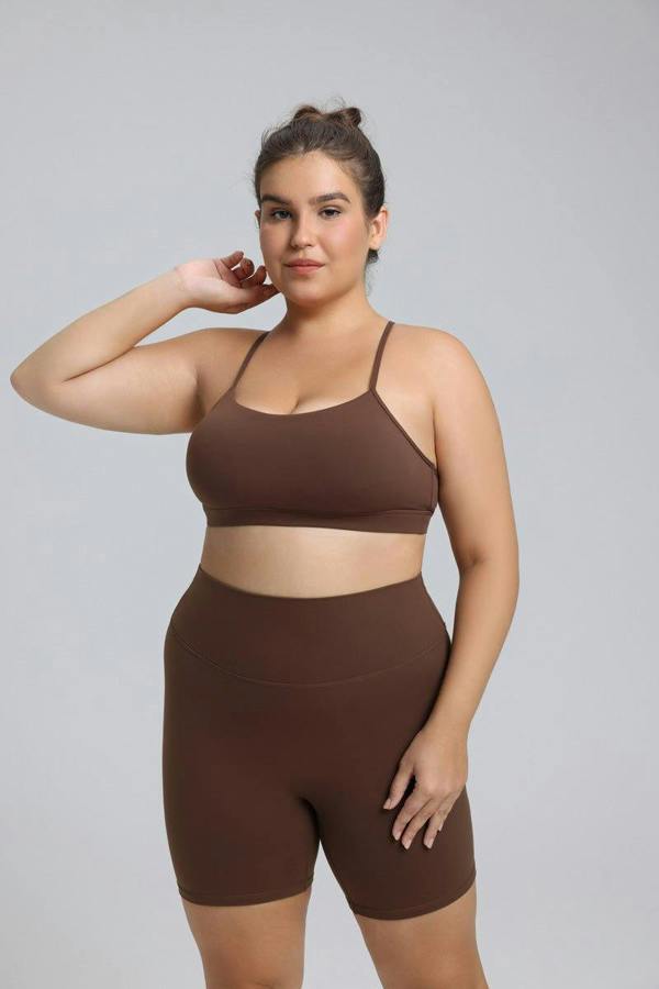Anniou Plus Size Buttery Soft Yoga Shorts