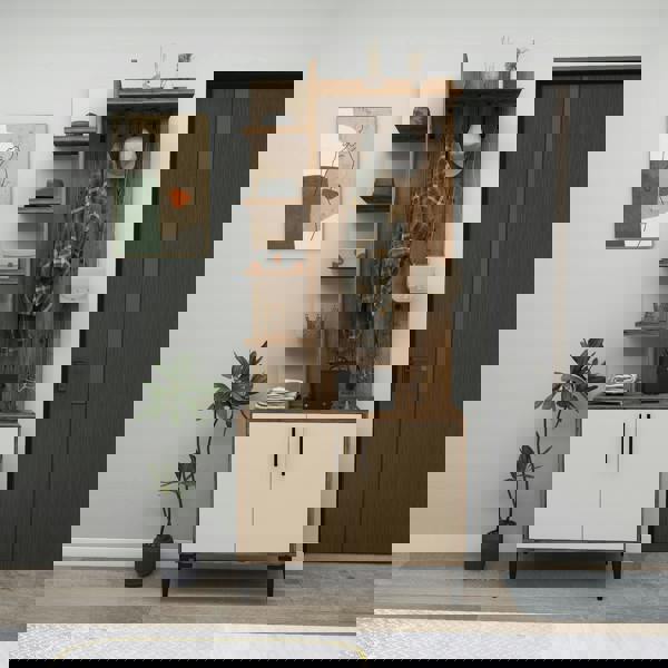 Destina Home Lefteris Hallway Coat Rack with Shelves