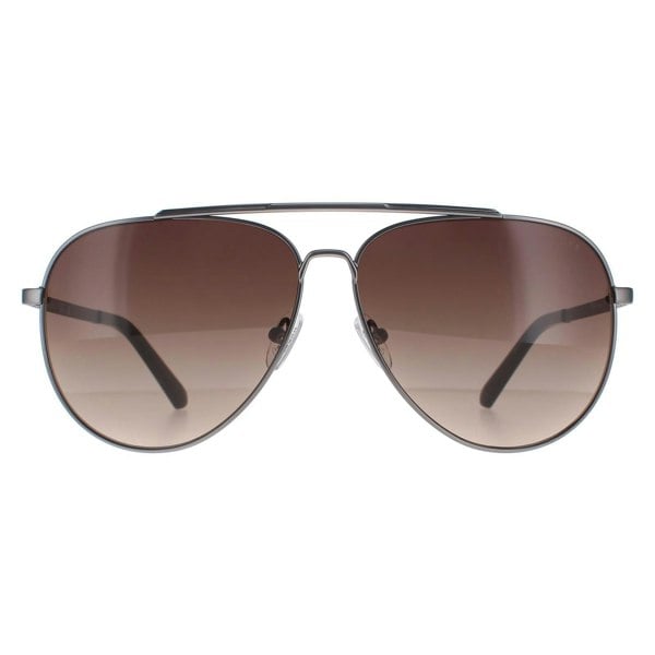 Guess Sunglasses GU00059 09F Matte Gunmetal Brown Gradient