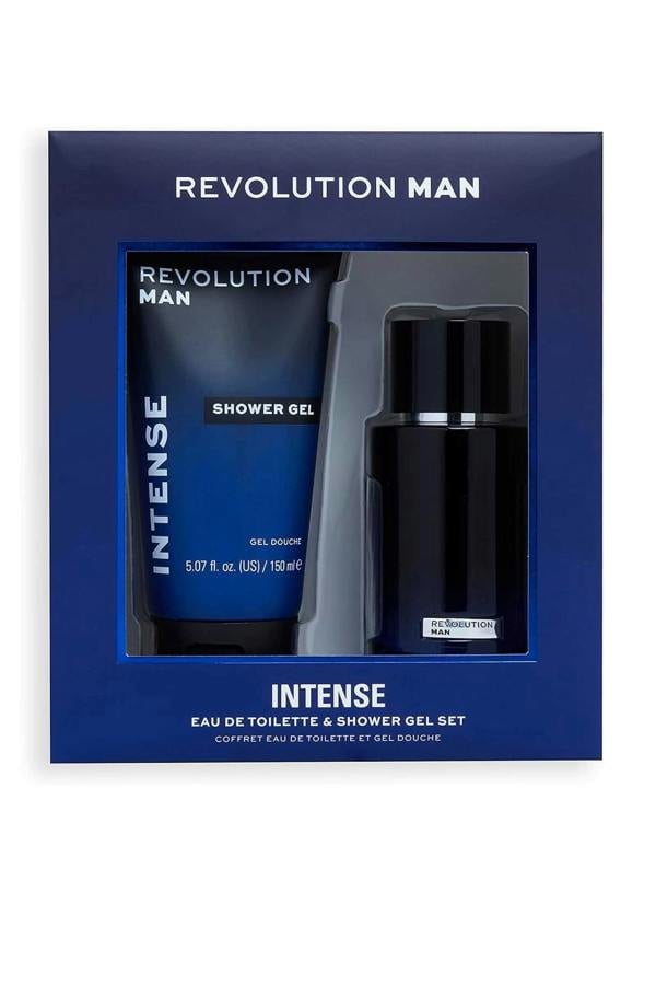 Revolution Beauty Revolution Man INTENSE - Eau de Toilette Spray 100ml and Shower Gel 150ml