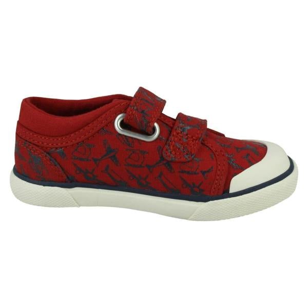 Start-rite Boys Startrite Casual Aeroplane Canvas Shoes Zoom