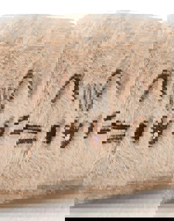 Pusheen Womens Beige Furry Makeup Bag (One Size)