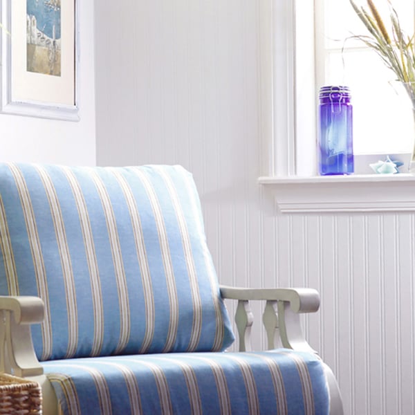 Superfresco Paintable Beadboard Textured Wallpaper - White Durable - 10m