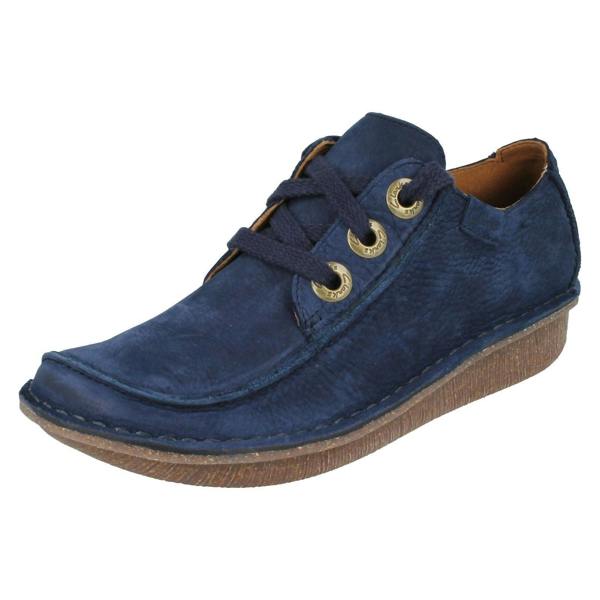 Clarks Ladies Clarks Comfortable Lace Up Flats Funny Dream