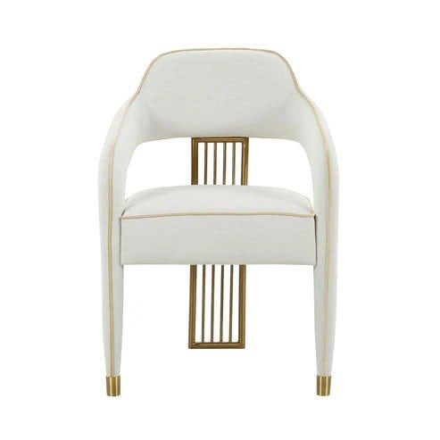 Furniture Edit Corralis Cream Performance Linen Dining Chair